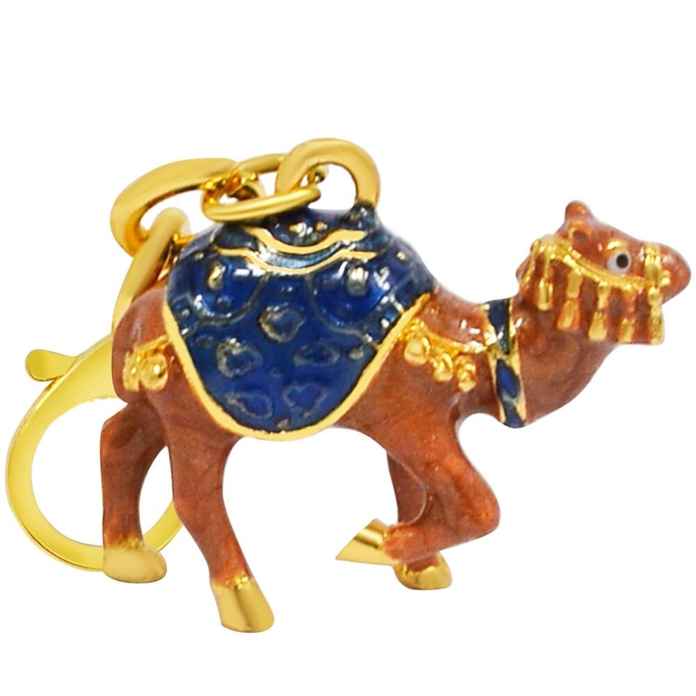4381 Feng Shui Royal Blue Cash Flow Camel Wealth ＆ Abundance Amulet